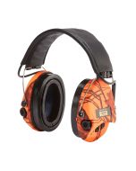 Sordin Supreme Pro-X LED - Blaze Orange Cups, Leather Headband & Gel Earseals