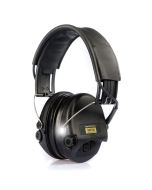 Sordin Supreme Pro-X LED - Black Cups, Leather Headband with Gel Earseals