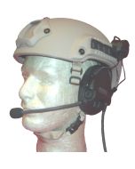 AVENGER MIL Spec Tactical Communications Headset - ARC rail attachment
