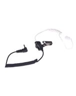 Single Pin Listen Only Earpiece for Speaker Mic w/ 3.5mm L-shaped Jack