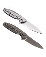 Ruike P128-SF / P128-SB stainless steel folding knife, Drop Point Blade