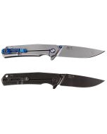 Ruike P801SF / P801SB Stonewashed Stainless Steel Flipper