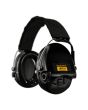 Sordin Supreme Pro-X Electronic Hearing Protection Headset - Black Cups, Black Fabric Headband