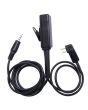 Avenger Covert lapel mic to 3.5mm cellphone plug and non-comms AUX plug
