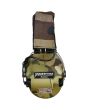 SWATCOM Active8 Waterproof Headset, Camo Dipped Cups, Camo Cloth Headband, Gel Ear-seals