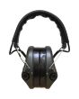 SWATCOM Active8 Waterproof Headset, OD Green Cups, Black Leather Headband, Gel Ear-seals