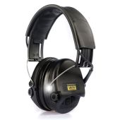 Sordin Supreme Pro-X LED - Black Cups, Leather Headband with Gel Earseals