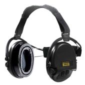 Sordin Supreme Pro-X, Neckband, Black Cups with Gel Earseals