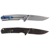 Ruike P801SF / P801SB Stonewashed Stainless Steel Flipper