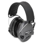 SWATCOM Active8 Waterproof Headset, Carbon Fiber Cups, Black Leather Headband, Gel Ear-seals