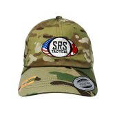 SRS Tactical Logo Hat - Classic Dad Hat, Multicam